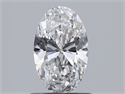 Natural Diamond 0.75 Carats, Oval with  Cut, E Color, SI1 Clarity and Certified by GIA