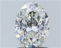 Diamante Natural 1.02 quilates, Ovalado , Color G, claridad SI1 y certificado GIA