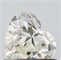 Natural Diamond 0.54 Carats, Heart with  Cut, H Color, VS1 Clarity and Certified by IGI
