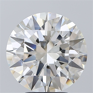 Picture of Natural Diamond 4.01 Carats, Round with Excellent Cut, G Color, VS1 Clarity and Certified by IGI