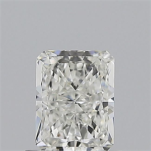Picture of Natural Diamond 0.71 Carats, Radiant with  Cut, H Color, VVS1 Clarity and Certified by GIA