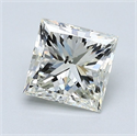 Diamante Natural 1.20 quilates, Princesa , Color L, claridad SI1 y certificado GIA