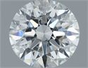 Natural Diamond 0.80 Carats, Round with Excellent Cut, F Color, SI1 Clarity and Certified by IGI