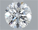 Natural Diamond 0.60 Carats, Round with Excellent Cut, D Color, VVS1 Clarity and Certified by GIA