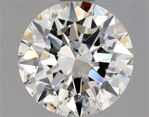 Picture of Natural Diamond 1.00 Carats, Round with Excellent Cut, I Color, SI2 Clarity and Certified by GIA