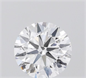 Lab Grown Diamond 1.09 Carats, Round with Ideal Cut, D Color, VS2 Clarity and Certified by IGI