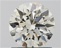 Diamante Natural 1.07 quilates, Redondo , Color J, claridad VS2 y certificado IGI