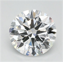 Lab Grown Diamond 1.00 Carats, Round with Ideal Cut, D Color, IF Clarity and Certified by IGI