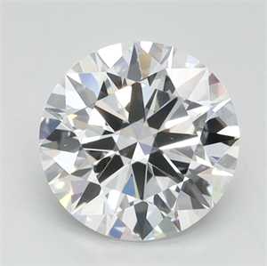 Picture of Lab Grown Diamond 1.00 Carats, Round with Ideal Cut, D Color, IF Clarity and Certified by IGI