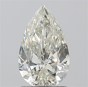 Picture of Natural Diamond 1.20 Carats, Pear with  Cut, J Color, SI1 Clarity and Certified by GIA