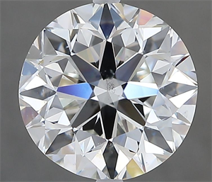 Picture of Natural Diamond 3.01 Carats, Round with Very Good Cut, G Color, VS2 Clarity and Certified by IGI