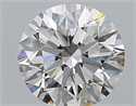 Natural Diamond 1.75 Carats, Round with Excellent Cut, E Color, VVS1 Clarity and Certified by GIA