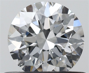 Foto Diamante Natural 0.50 quilates, Redondo , Color F, claridad VS2 y certificado IGI de