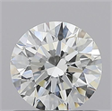 Natural Diamond 0.71 Carats, Round with Excellent Cut, G Color, VVS1 Clarity and Certified by GIA