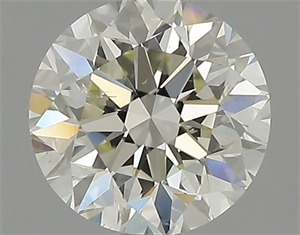 Picture of Natural Diamond 0.80 Carats, Round with Very Good Cut, L Color, SI2 Clarity and Certified by GIA