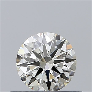 Picture of Natural Diamond 0.40 Carats, Round with Excellent Cut, K Color, VVS2 Clarity and Certified by GIA