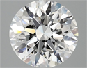 Lab Grown Diamond 3.07 Carats, Round with Excellent Cut, D Color, VVS2 Clarity and Certified by IGI