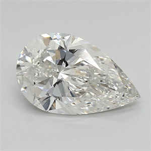 Picture of Lab Grown Diamond 1.42 Carats, Pear with  Cut, E Color, VVS2 Clarity and Certified by IGI