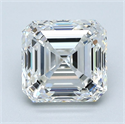 Diamante Natural 2.04 quilates, Asscher , Color G, claridad VVS2 y certificado GIA