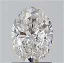 Diamante Natural 1.20 quilates, Ovalado , Color F, claridad SI2 y certificado GIA