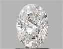 Natural Diamond 1.01 Carats, Oval with  Cut, G Color, SI2 Clarity and Certified by GIA