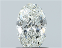 Diamante Natural 0.72 quilates, Ovalado , Color I, claridad IF y certificado GIA