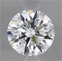 Lab Grown Diamond 1.37 Carats, Round with Ideal Cut, E Color, VS2 Clarity and Certified by IGI