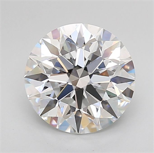 Picture of Lab Grown Diamond 2.22 Carats, Round with Excellent Cut, E Color, VVS2 Clarity and Certified by IGI