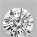Lab Grown Diamond 1.08 Carats, Round with Ideal Cut, D Color, VVS1 Clarity and Certified by IGI