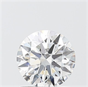 Lab Grown Diamond 1.09 Carats, Round with Ideal Cut, E Color, VS1 Clarity and Certified by IGI