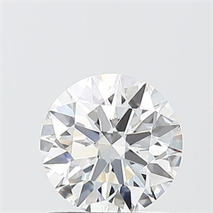 Picture of Lab Grown Diamond 1.09 Carats, Round with Ideal Cut, E Color, VS1 Clarity and Certified by IGI