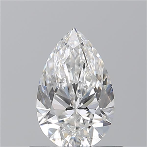 Foto Diamante Natural 0.71 quilates, De pera , Color F, claridad SI1 y certificado GIA de