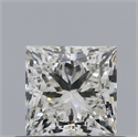 Diamante Natural 0.52 quilates, Princesa , Color I, claridad VS2 y certificado GIA