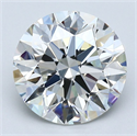 Diamante Natural 2.82 quilates, Redondo , Color I, claridad VVS2 y certificado GIA
