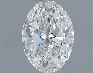 Foto Diamante Natural 0.71 quilates, Ovalado , Color G, claridad IF y certificado IGI de