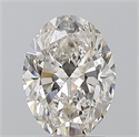 Natural Diamond 1.50 Carats, Oval with  Cut, I Color, VS1 Clarity and Certified by GIA