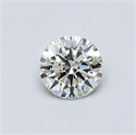 Diamante Natural 0.40 quilates, Redondo , Color K, claridad IF y certificado GIA