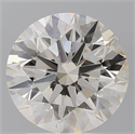 Natural Diamond 2.71 Carats, Round with Excellent Cut, J Color, VS2 Clarity and Certified by GIA