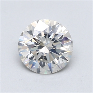 Picture of Natural Diamond 1.01 Carats, Round with Excellent Cut, H Color, SI2 Clarity and Certified by GIA