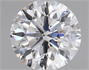 Natural Diamond 0.60 Carats, Round with Excellent Cut, D Color, SI2 Clarity and Certified by GIA