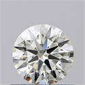 Diamante Natural 0.57 quilates, Redondo , Color M, claridad VVS2 y certificado GIA