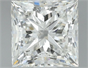 Diamante Natural 1.50 quilates, Princesa , Color H, claridad SI2 y certificado GIA