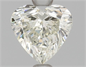 Natural Diamond 1.01 Carats, Heart with  Cut, I Color, SI1 Clarity and Certified by HRD