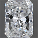 Natural Diamond 0.90 Carats, Radiant with  Cut, G Color, VVS2 Clarity and Certified by GIA