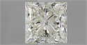 Natural Diamond 0.51 Carats, Princess with  Cut, L Color, VVS1 Clarity and Certified by GIA