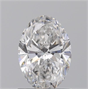 Natural Diamond 1.01 Carats, Oval with  Cut, F Color, SI1 Clarity and Certified by GIA
