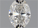 Natural Diamond 0.46 Carats, Oval with  Cut, G Color, VVS2 Clarity and Certified by GIA