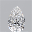 Diamante Natural 0.50 quilates, De pera , Color E, claridad VS2 y certificado GIA
