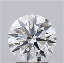 Lab Grown Diamond 2.57 Carats, Round with Ideal Cut, F Color, VVS1 Clarity and Certified by IGI