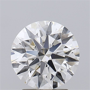 Picture of Lab Grown Diamond 2.57 Carats, Round with Ideal Cut, F Color, VVS1 Clarity and Certified by IGI